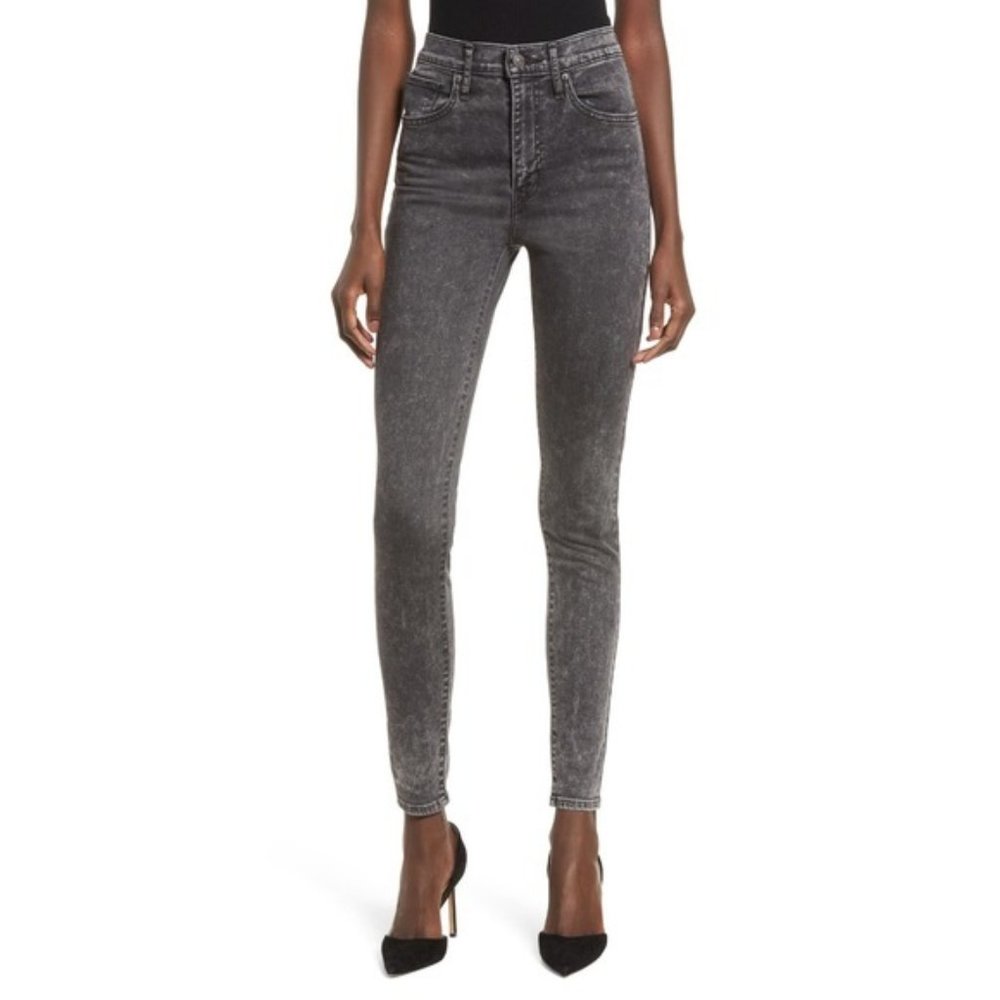 Levi's Mile High Super Skinny Dark Grey Wash Jeans